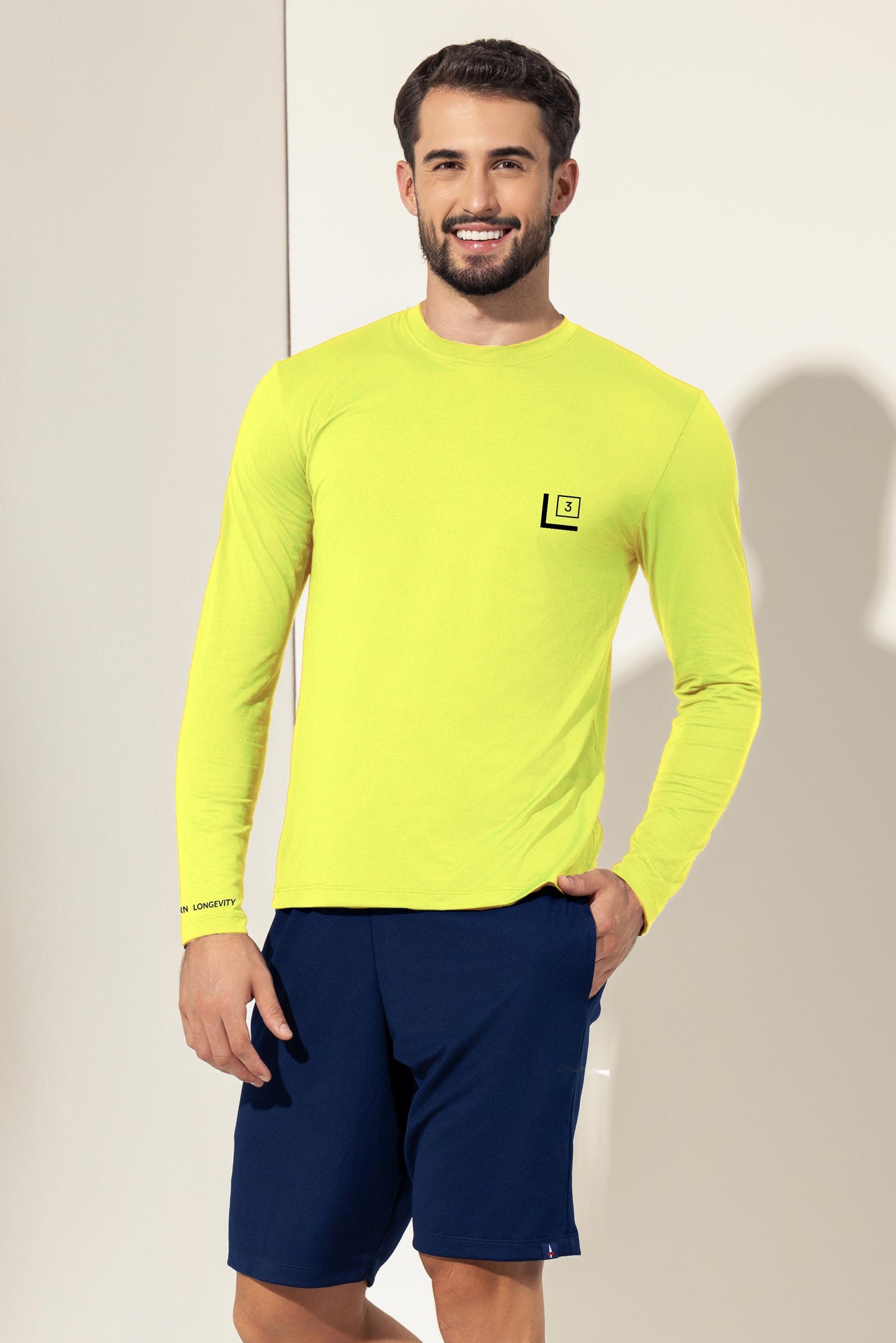 Men's Long Sleeve Performance Wear UV 50