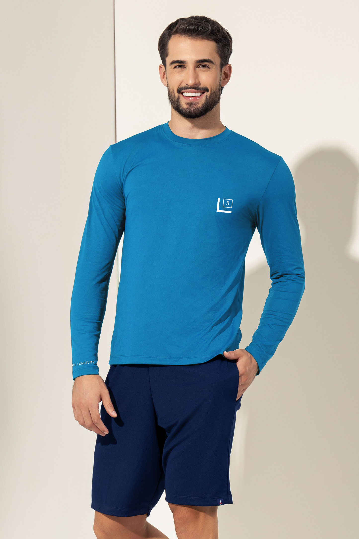 Men's Long Sleeve Performance Wear UV 50